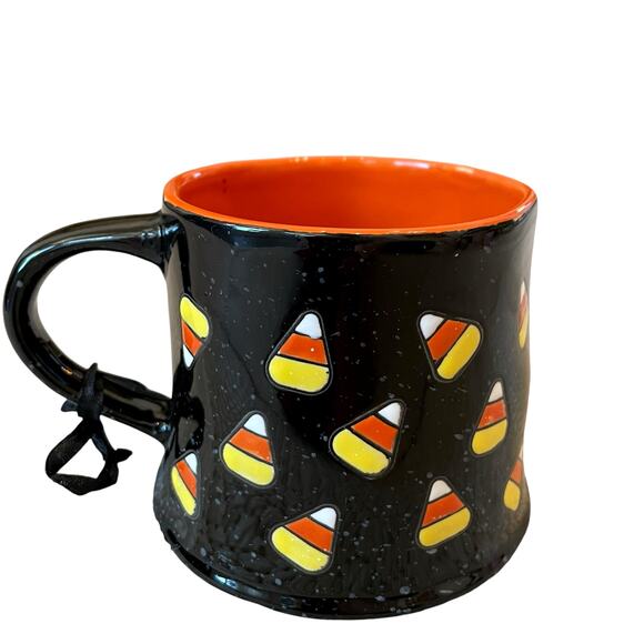 Large Halloween CANDY CORN Mug 17oz Coffee Cup by Global Design Connection New - Picture 2 of 14